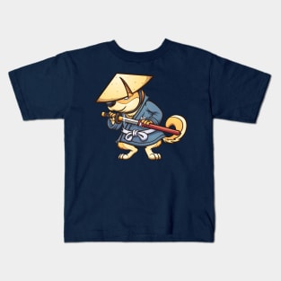 Shiba Inu Ronin Kids T-Shirt